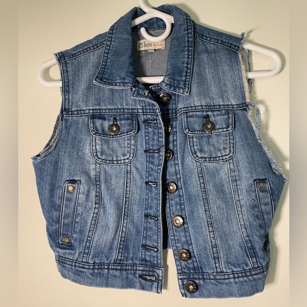 Blue Denim Jean Jacket Size: Small